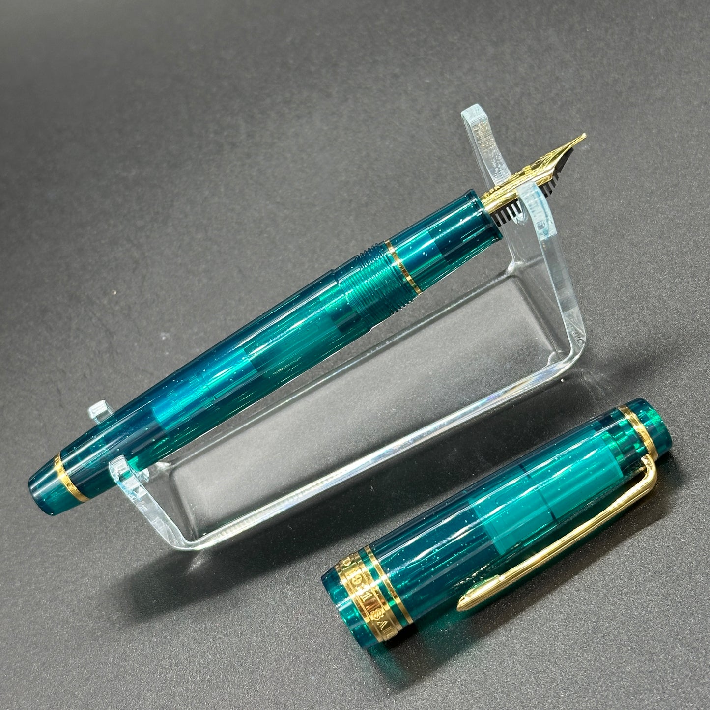 Sailor Pro Gear Slim Fountain Pen - Blue Green Nebula