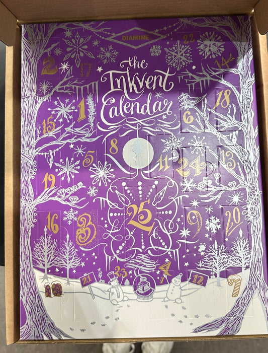 Diamine Inkvent Calendar 2023: Purple Edition